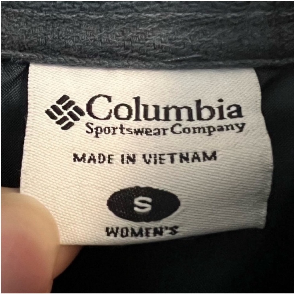 Columbia Women's Jacket Fleece Dark Blue Full Zip Size Small - Picture 5 of 7